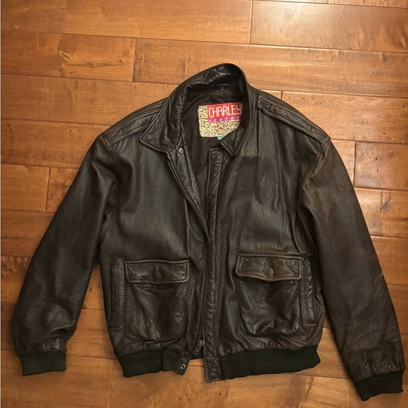 Brown Bomber Jacket - Picture 2 of 3